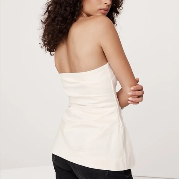 Banana Republic White Strapless Top - Picture 3 of 6